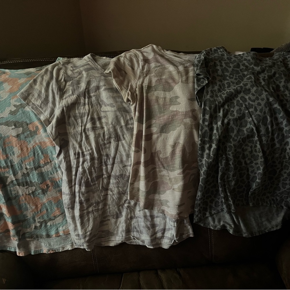 All 4 shirts together